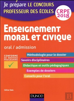 Bertrand.pt - Enseignement Moral Et Civique - Professeur Des Ecoles - Oral, Admission - Crpe 2018