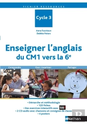 Enseigner L'Anglais Du Cm1 Vers La 6e ; Fichier Ressources ; Cycles 2 Et 3 (Édition 2020)