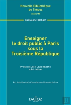 Bertrand.pt - Enseigner Le Droit Public À Paris Sous La Iiie République