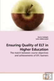 Ensuring Quality Of Elt In Higher Educat