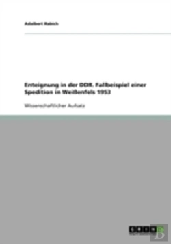 Bertrand.pt - Enteignung In Der Ddr. Fallbeispiel Einer Spedition In Weienfels 1953