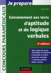 Entrainement Aux Tests D'Aptitude Et Logique Verbales - Concours Paramedicaux