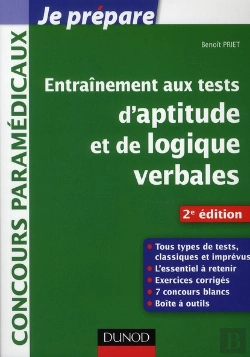 Bertrand.pt - Entrainement Aux Tests D'Aptitude Et Logique Verbales - Concours Paramedicaux