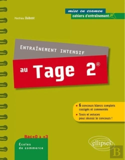 Bertrand.pt - Entrainement Intensif Au Tage 2 6 Concours Blancs Complets Corriges & Commentes Trucs & Astuces