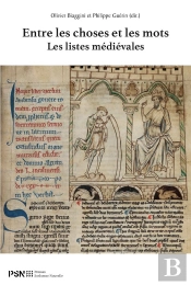 Entre Les Choses Et Les Mots : Les Listes Medievales