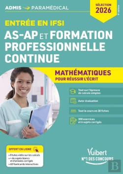Bertrand.pt - Entrée En Ifsi Pour Les As-Ap Et Formation Professionnelle Continue (Fpc) : Mathématiques - 10 Tutos Offerts : Calcul - Sélection 2026