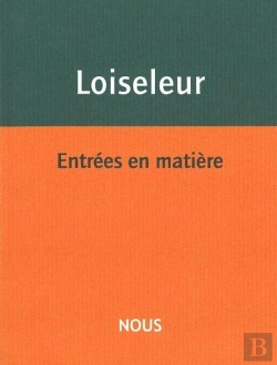 Bertrand.pt - Entrées En Matière