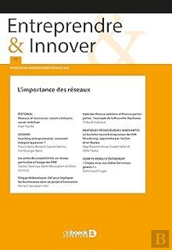 Bertrand.pt - Entreprendre & Innover 2017/4 - 35 - L'Importance Des Réseaux