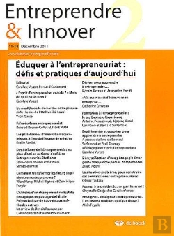 Bertrand.pt - Entreprendre  Innovation - 2011/3.4. 11-12 Eduquer A L'Entrepreneuriat : Defis Et Pratiques D'Aujour