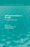 Entrepreneurship In Europe (Routledge Revivals)
