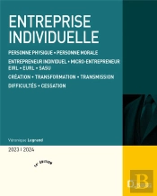 Entreprise Individuelle 2023/2024. 14e Ed.