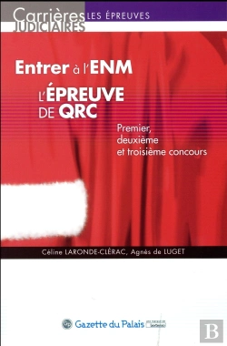 Bertrand.pt - Entrer À L'Enm ;  L'Épreuve De Qrc : Premier, Deuxième Et Troisième Concours