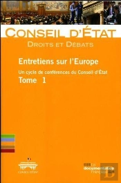 Entretiens Sur L'Europe Tome 1