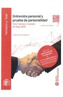 Entrevistaápersonaláyápruebaádeápersonalidadáparaáfuerzas Y Cuerpos De Seguridad