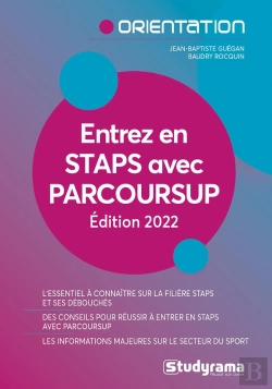 Bertrand.pt - Entrez En Staps Avec Parcoursup : Comment Réussir ? (Édition 2021/2022)