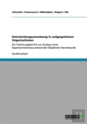 Entscheidungsumsetzung In Aufgespaltenen Organisationen