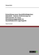 Entwicklung Neuer Geschaftstatigkeiten