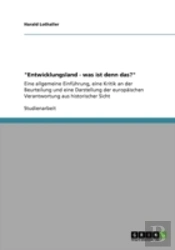 'Entwicklungsland - Was Ist Denn Das?'