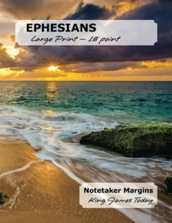 Bertrand.pt - Ephesians Large Print - 18 Point: Noteta