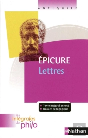 Epicure ; Lettres