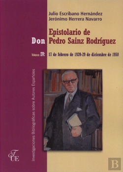 Bertrand.pt - Epistolario De Don Pedro Sainz Rodríguez. Vol. Iv