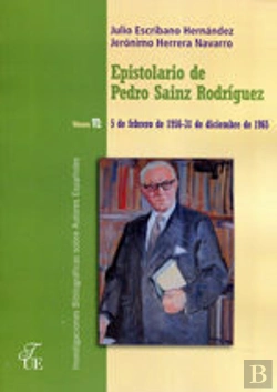 Bertrand.pt - Epistolario De Don Pedro Sainz Rodríguez. Vol. Vi
