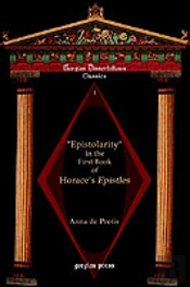 'Epistolarity' In The First Book Of Horace'S Epistles