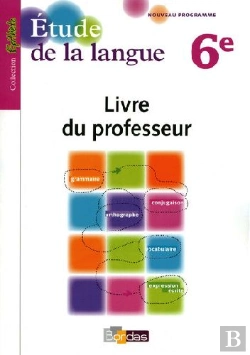 Bertrand.pt - Epithete; Étude De La Langue ; 6ème ; Livre Du Professeur (Édition 2009)