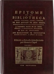 Epítome De La Bibliotheca Oriental Y Occidental Náutica Y Geográfica. Vol. I. Pell