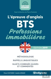Epreuve D'Anglais Au Bts Professions Immobilieres (L')