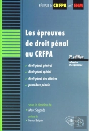 Épreuve De Droit Pénal Au Crfpa (2e Édition)