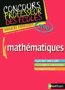 Bertrand.pt - Épreuve De Mathématiques ; Crpe (Édition 2010)