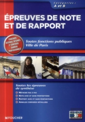 Épreuve De Note Et De Rapport ; Tous Concours ; Catégories A Et B