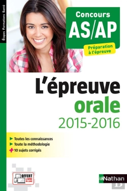 Bertrand.pt - Epreuve Orale 2015-2016 Concours Aide-Soignant Aide Puericulture (Etapes Formations Sante) 2015