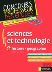 Épreuve Science Techno Majeure Crpe 2010