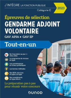 Bertrand.pt - Épreuves De Sélection Gendarme Adjoint Volontaire : Gav Apja - Gav Ep (Édition 2023)