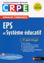 Eps Et Systeme Educatif - Annales Corrigees Oral 2016