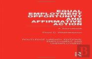 Equal Employment Opportunity And Affirmative Action