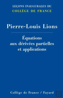 Bertrand.pt - Équations Aux Dérivées Partielles Et Applications