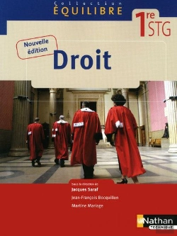 Bertrand.pt - Equilibre; Droit ; 1ère Stg ; Livre De L'Élève (Édition 2009)