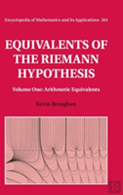 Bertrand.pt - Equivalents Of The Riemann Hypothesis: Volume 1, Arithmetic Equivalents