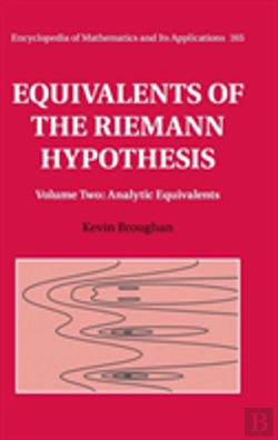 Bertrand.pt - Equivalents Of The Riemann Hypothesis: Volume 2, Analytic Equivalents