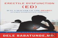 Erectile Dysfunction (Ed) Is It A Matter Of The Heart? An Early Intervention Approach.