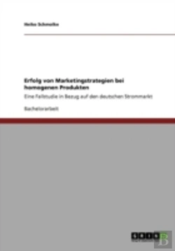 Bertrand.pt - Erfolg Von Marketingstrategien  Bei Homogenen Produkten
