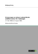 Erinnerungen An Johann Ludwig Werder Anlaã‚Â¤Aylich Seines 125. Todestages
