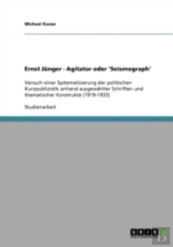 Bertrand.pt - Ernst Junger - Agitator Oder 'Seismograph'