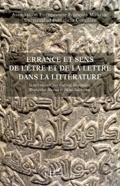 Errance Et Sens De L'Être Et De La Lettre Dans La Littérature