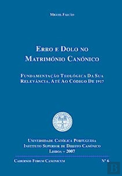 Bertrand.pt - Erro e Dolo no Matrimónio Canónico