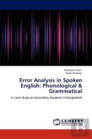 Error Analysis In Spoken English