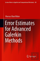 Error Estimates For Advanced Galerkin Methods
